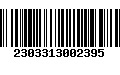 Código de Barras 2303313002395