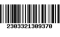 Código de Barras 2303321309370