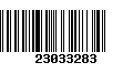 Código de Barras 23033283