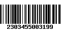 Código de Barras 2303455003199