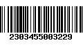 Código de Barras 2303455003229