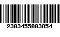 Código de Barras 2303455003854