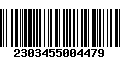 Código de Barras 2303455004479