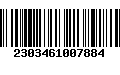 Código de Barras 2303461007884