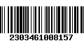 Código de Barras 2303461008157