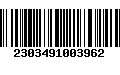 Código de Barras 2303491003962