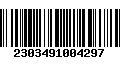 Código de Barras 2303491004297