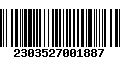 Código de Barras 2303527001887