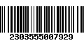 Código de Barras 2303555007929