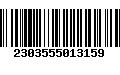 Código de Barras 2303555013159