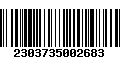 Código de Barras 2303735002683