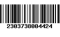 Código de Barras 2303738004424