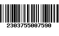 Código de Barras 2303755007590