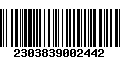 Código de Barras 2303839002442