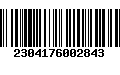 Código de Barras 2304176002843