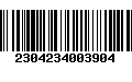 Código de Barras 2304234003904