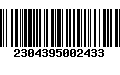 Código de Barras 2304395002433