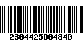 Código de Barras 2304425004840