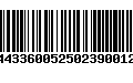 Código de Barras 230443360052502390012553