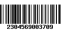 Código de Barras 2304569003709