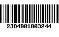 Código de Barras 2304901003244