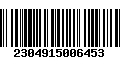 Código de Barras 2304915006453