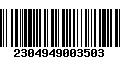 Código de Barras 2304949003503