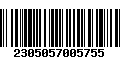 Código de Barras 2305057005755