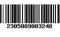 Código de Barras 2305089003248