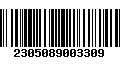 Código de Barras 2305089003309