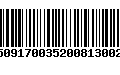 Código de Barras 230509170035200813002861