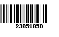 Código de Barras 23051058