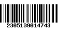 Código de Barras 2305139014743