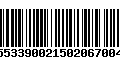 Código de Barras 230553390021502067004443