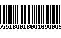 Código de Barras 230555180018001690003043