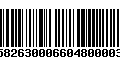 Código de Barras 230582630006604800003174