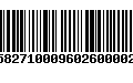 Código de Barras 230582710009602600002508