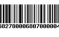 Código de Barras 230582780006807000004763