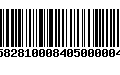 Código de Barras 230582810008405000004206