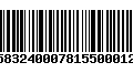 Código de Barras 230583240007815500012093