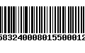 Código de Barras 230583240008015500012409