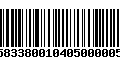 Código de Barras 230583380010405000005205