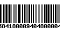 Código de Barras 230584180009404800004516