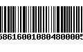 Código de Barras 230586160010804800005180