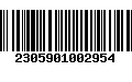 Código de Barras 2305901002954