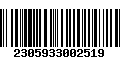 Código de Barras 2305933002519