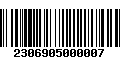 Código de Barras 2306905000007