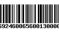 Código de Barras 230692460065600130000854