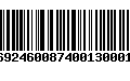 Código de Barras 230692460087400130001149