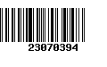 Código de Barras 23070394